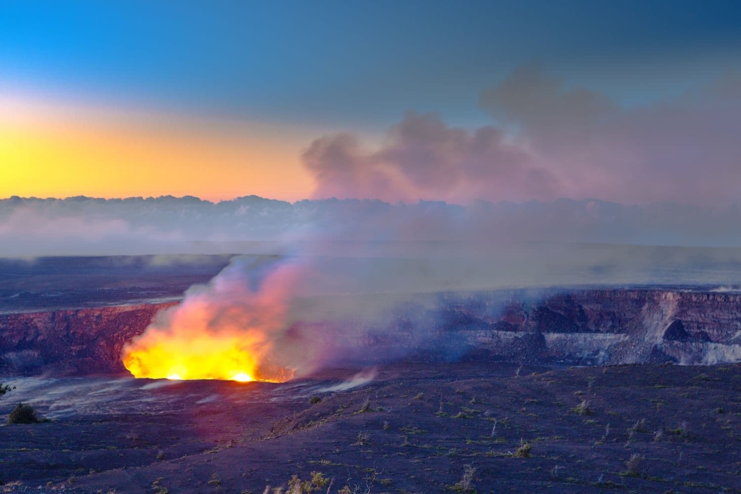 Volcano & Waterfall Adventure with King Up Transport