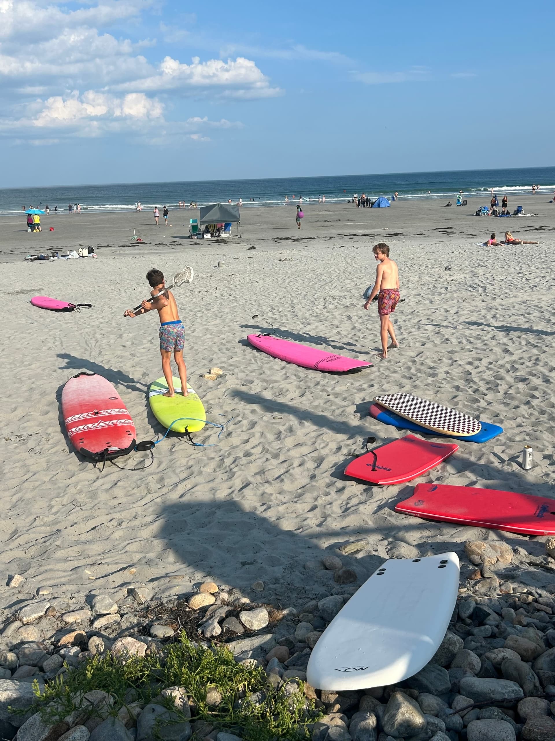 Dip N Dunk: Lacrosse & Surf Camp at Long Sands Beach, York, Maine photo 2