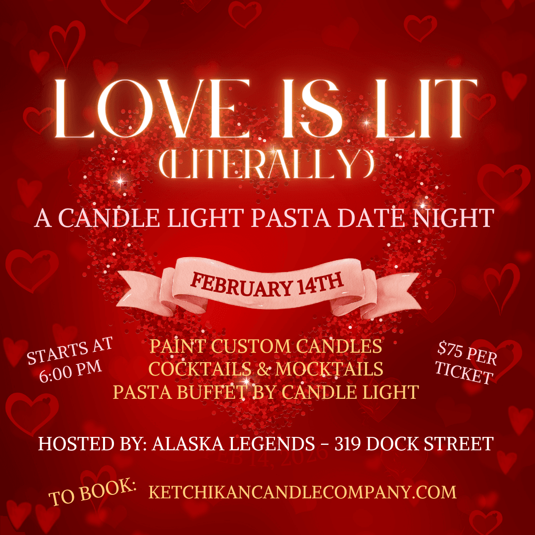 Candlelight Pasta Date Night in Ketchikan: Make Your Own Candles and Dine on Dock Street