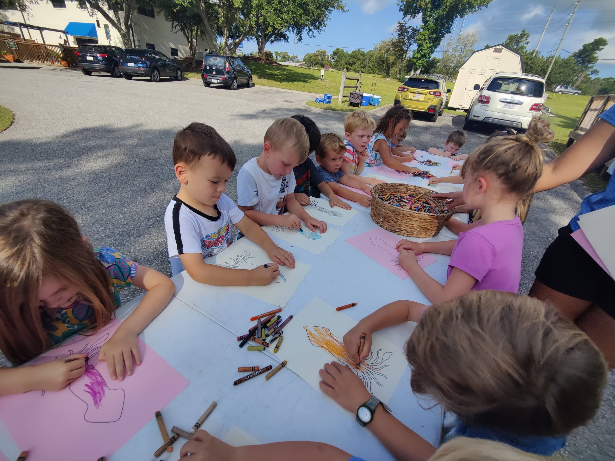 Unique Outdoor Birthday Parties with Fishing & Shark Tooth Hunts