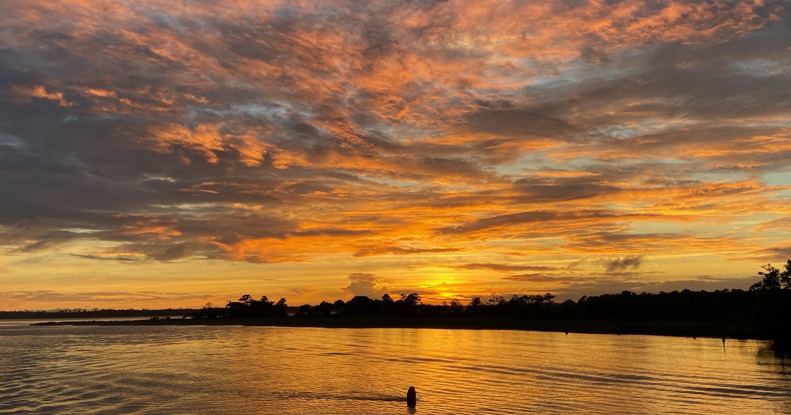 Scenic sunset over coastal water, ideal for island cruises
