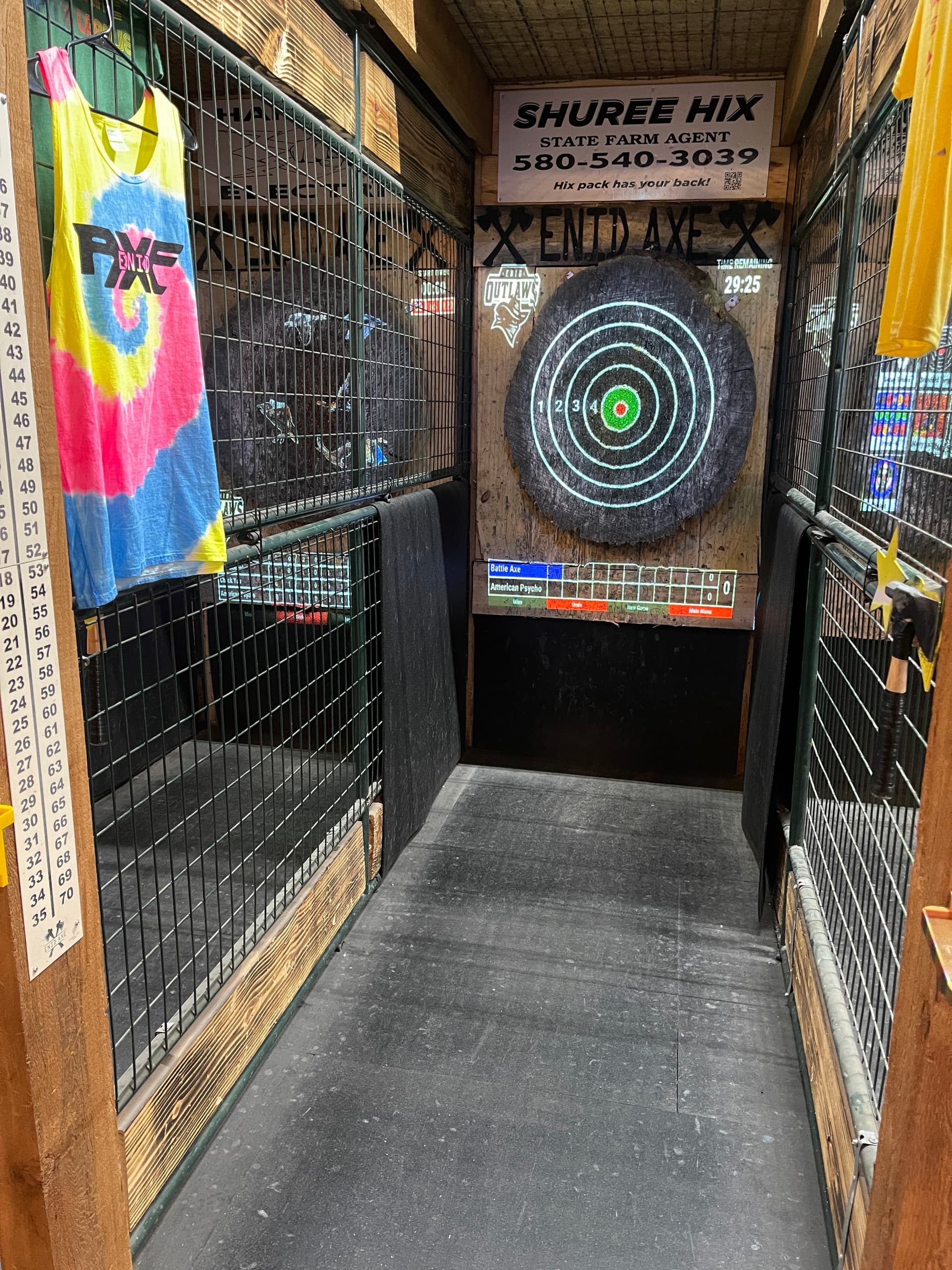 Land-Adventure at Enid Axe Throwing in Enid