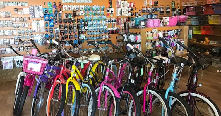 Kayak Rentals with Island Bicycle Company in Galveston