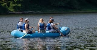 Water Activities with Chamberlain Canoes in the Delaware River