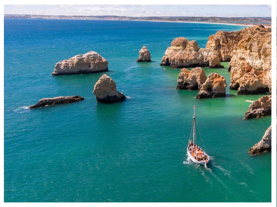 Sail, Swim, and Explore: Private Gageiro Tour from Rio Arade to Algar Seco photo 1