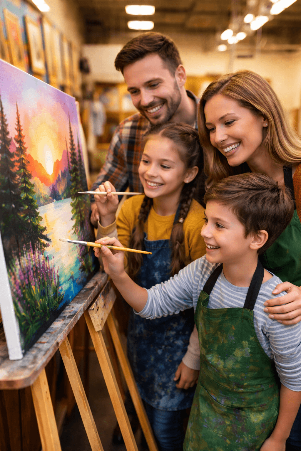 Happy Accidents Canvas Experience — Group Painting Workshop on Stetson Drive photo 1