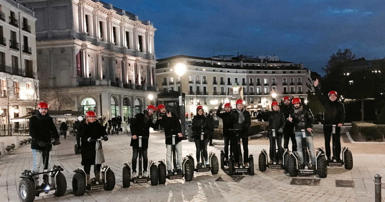 Night Segway Tours in Madrid with Segwayfun