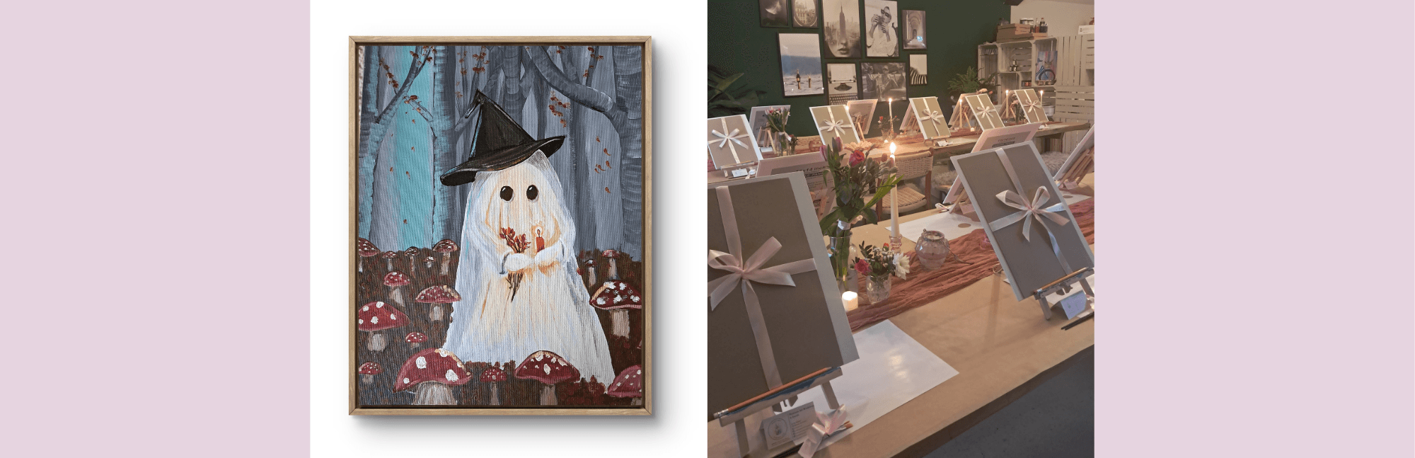 Creative Paint and Sip Evenings at Gupshill Manor, Tewkesbury