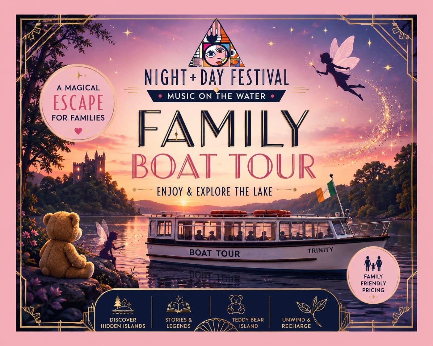 Festival Reset: 1-Hour Family Boat Tour on Lough Key