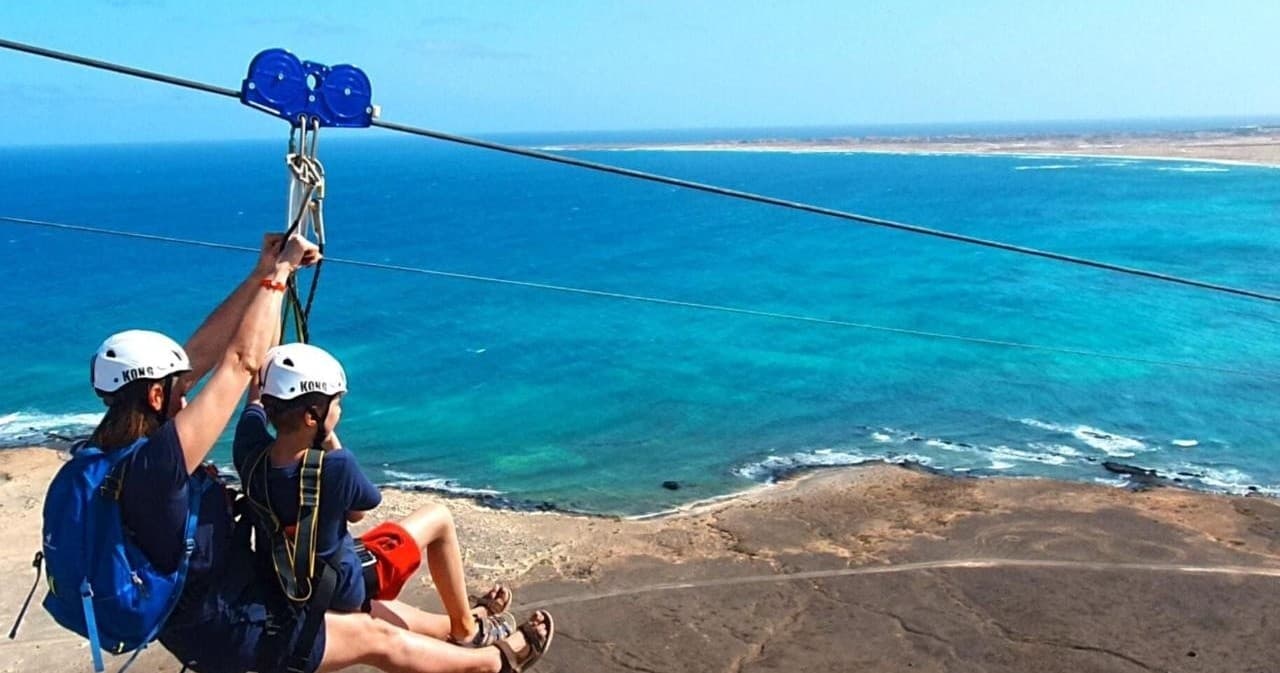 High-Speed Zipline Thrills with Cabo Verde Tours in Sal
