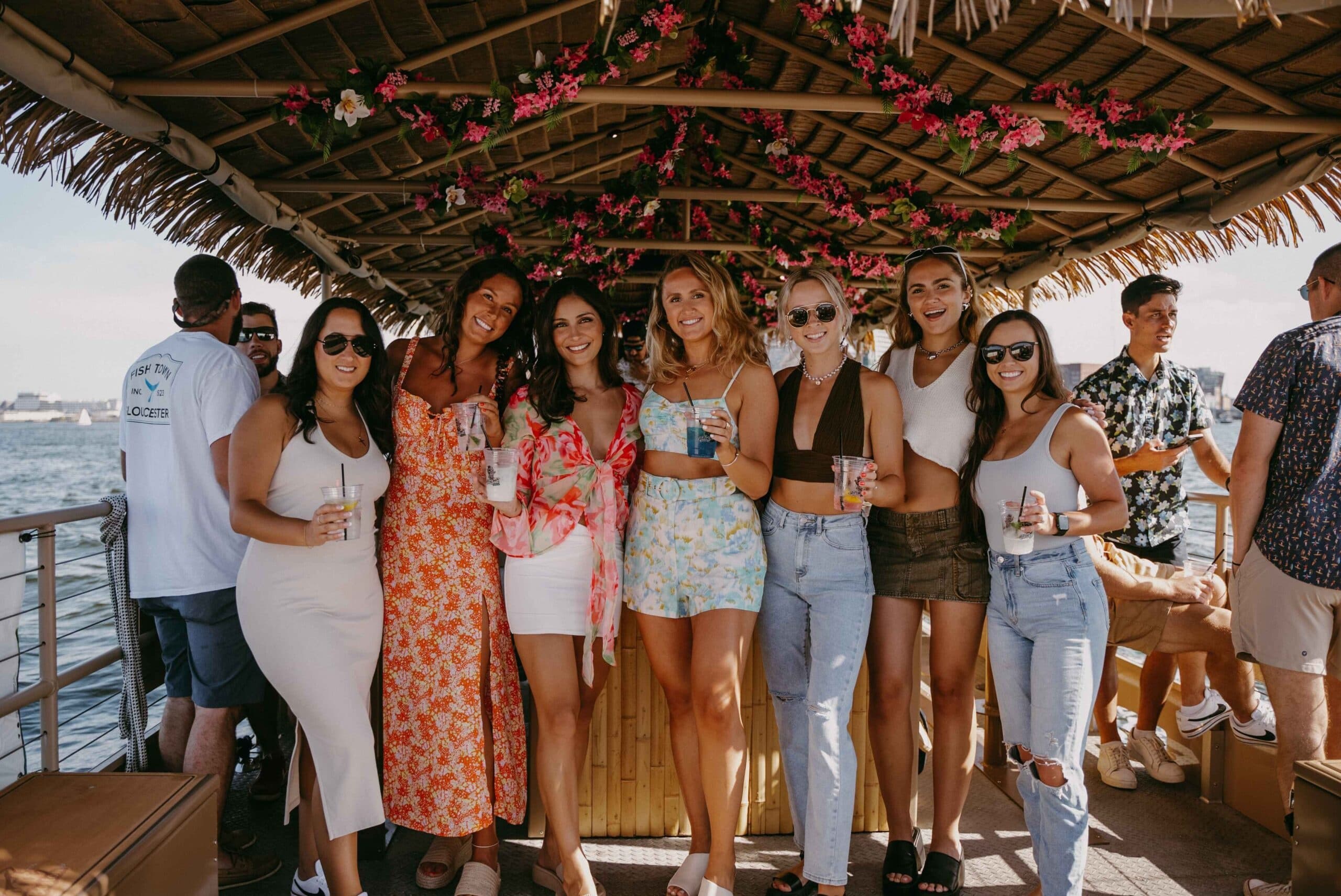 Tiki Boat Boston: 90-Minute Private Tiki Boat Cruise in Boston Harbor photo 1