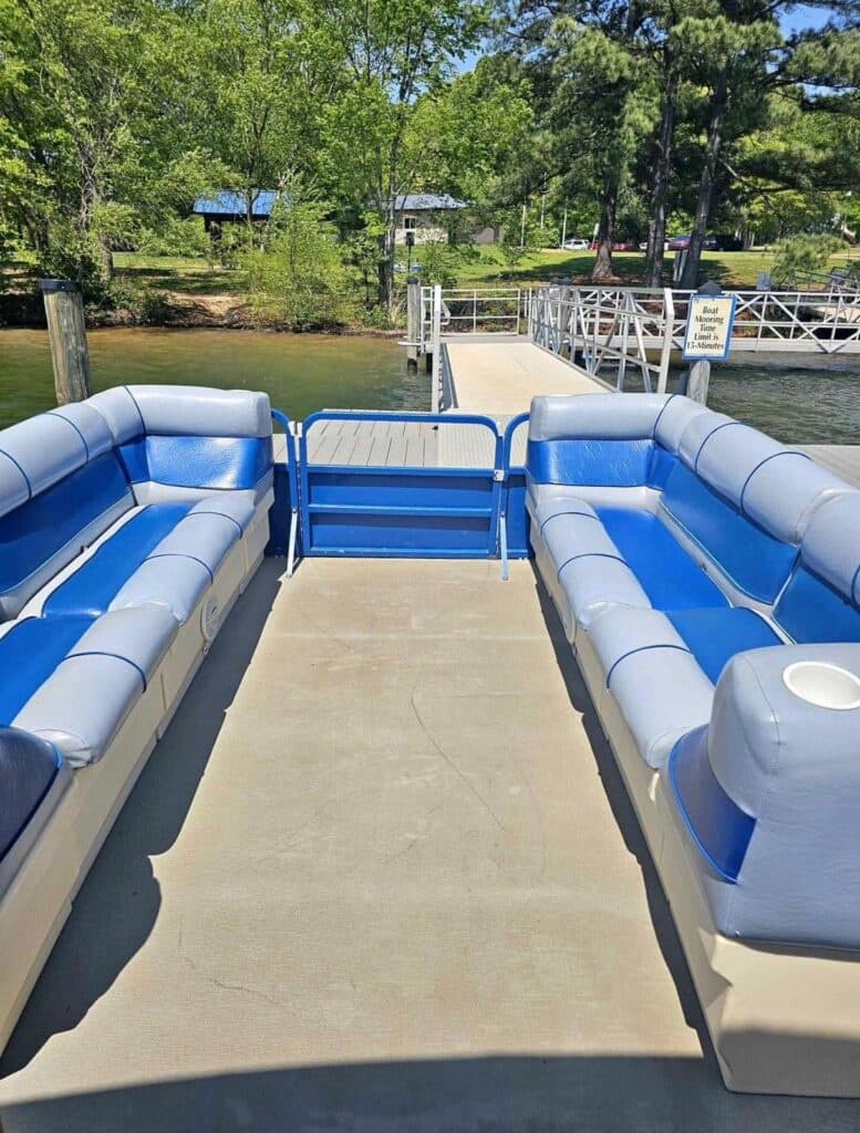 Blue Magic Pontoon Rental: 24-ft Bentley Sunset Cruises on Winston-Salem Lakes