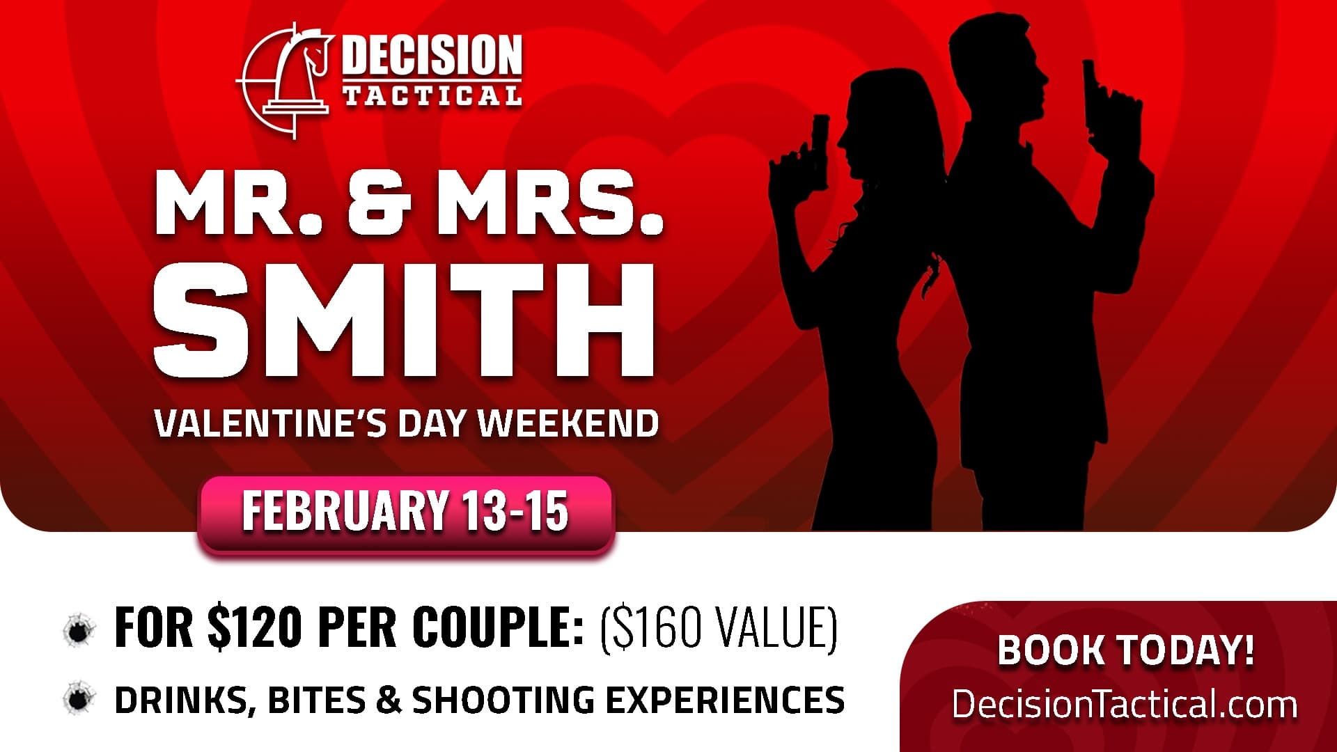 Mr. & Mrs. Smith Valentine’s Day: A Tactical Date Night in Sanford