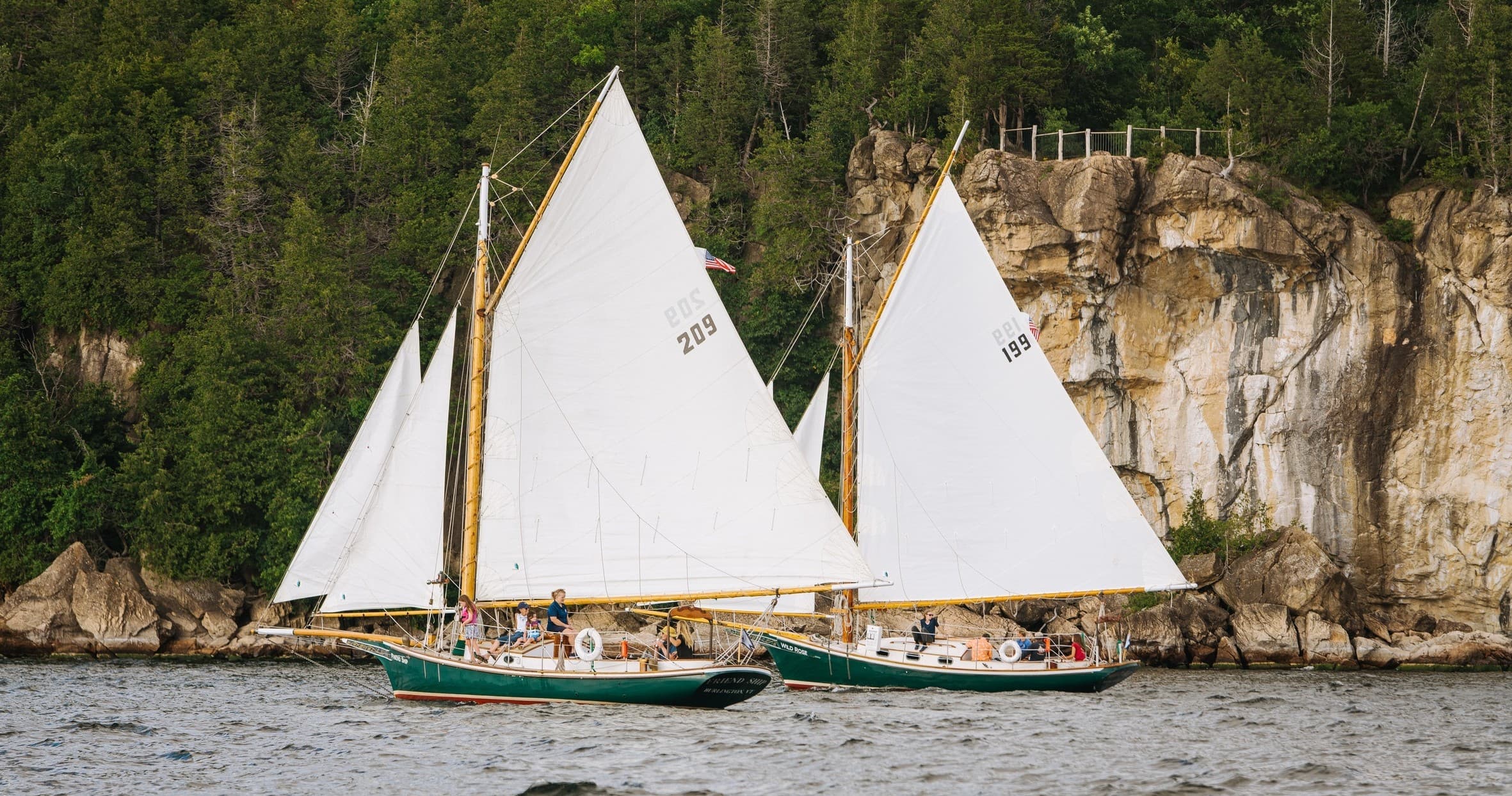 Sail Lake Champlain on a Historic Friendship Sloop: Two-Hour Public Daytime Cruise from Burlington