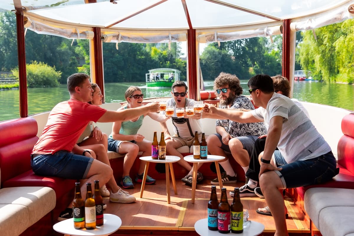 Water Activities: Ljubljana River Beer Tasting on the Ljubljanica
