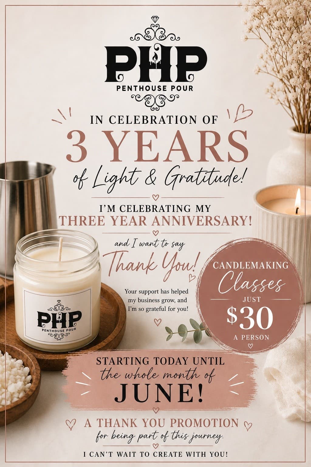 Celebrating 3 Years: Rooftop Pour and City Views in Hartford