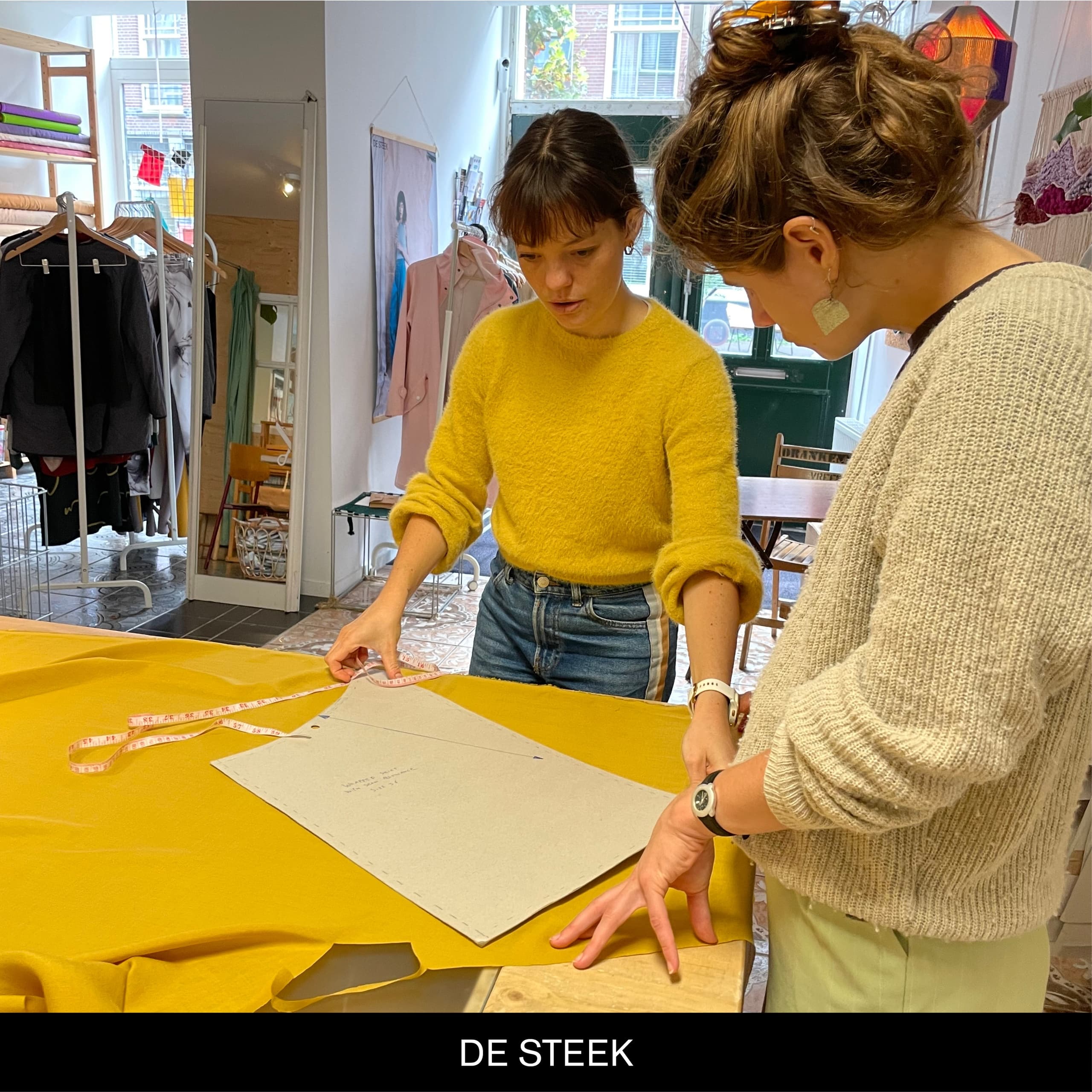 Hands-On Sewing Lessons at De Steek in Amsterdam De Pijp