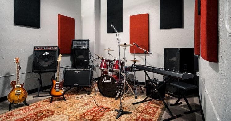 Music Rehearsal Studio at Studio 6 for Creatives in Town