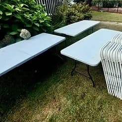 Tents, Tables, Chairs Rental by Take Flight Jump Houses in New Hartford