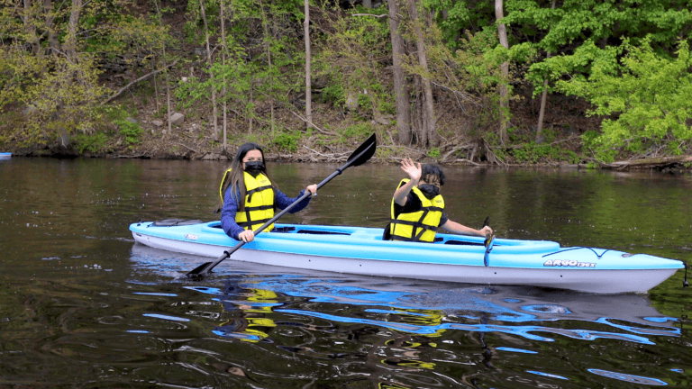 Kayaking Blackstone Valley with Blackstone Valley Tourism Council