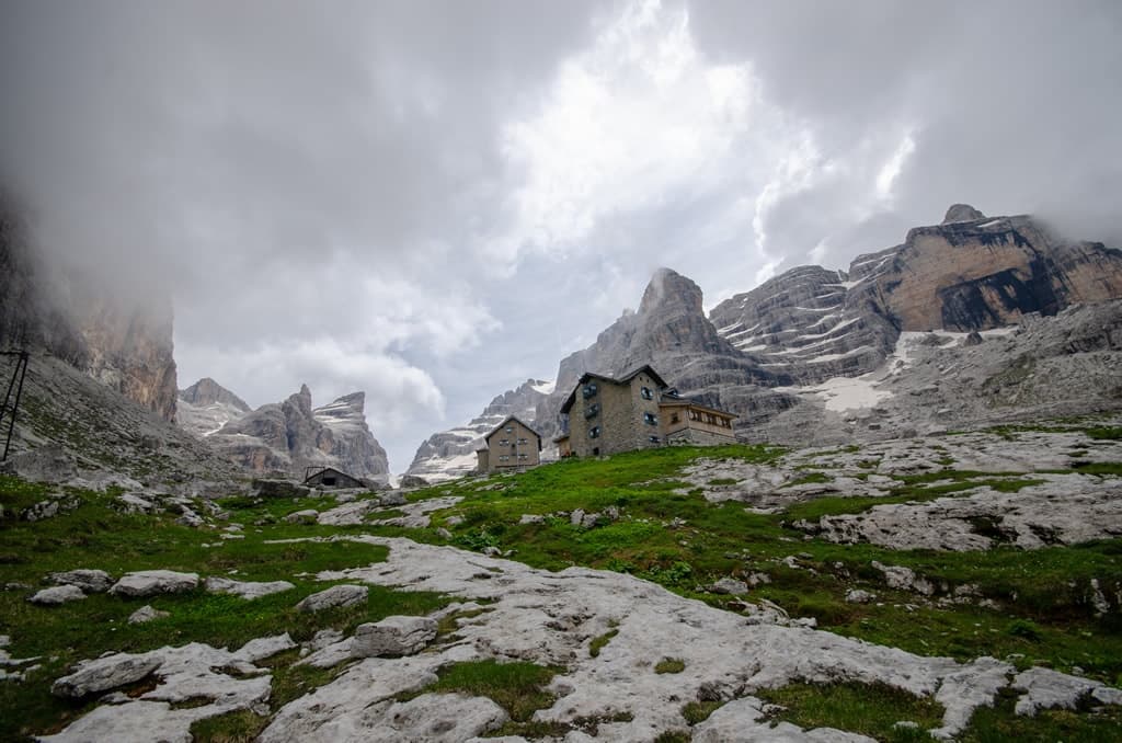 Mountain Retreat at Rifugio Tuckett: Cozy Overnight Stay in the Alps