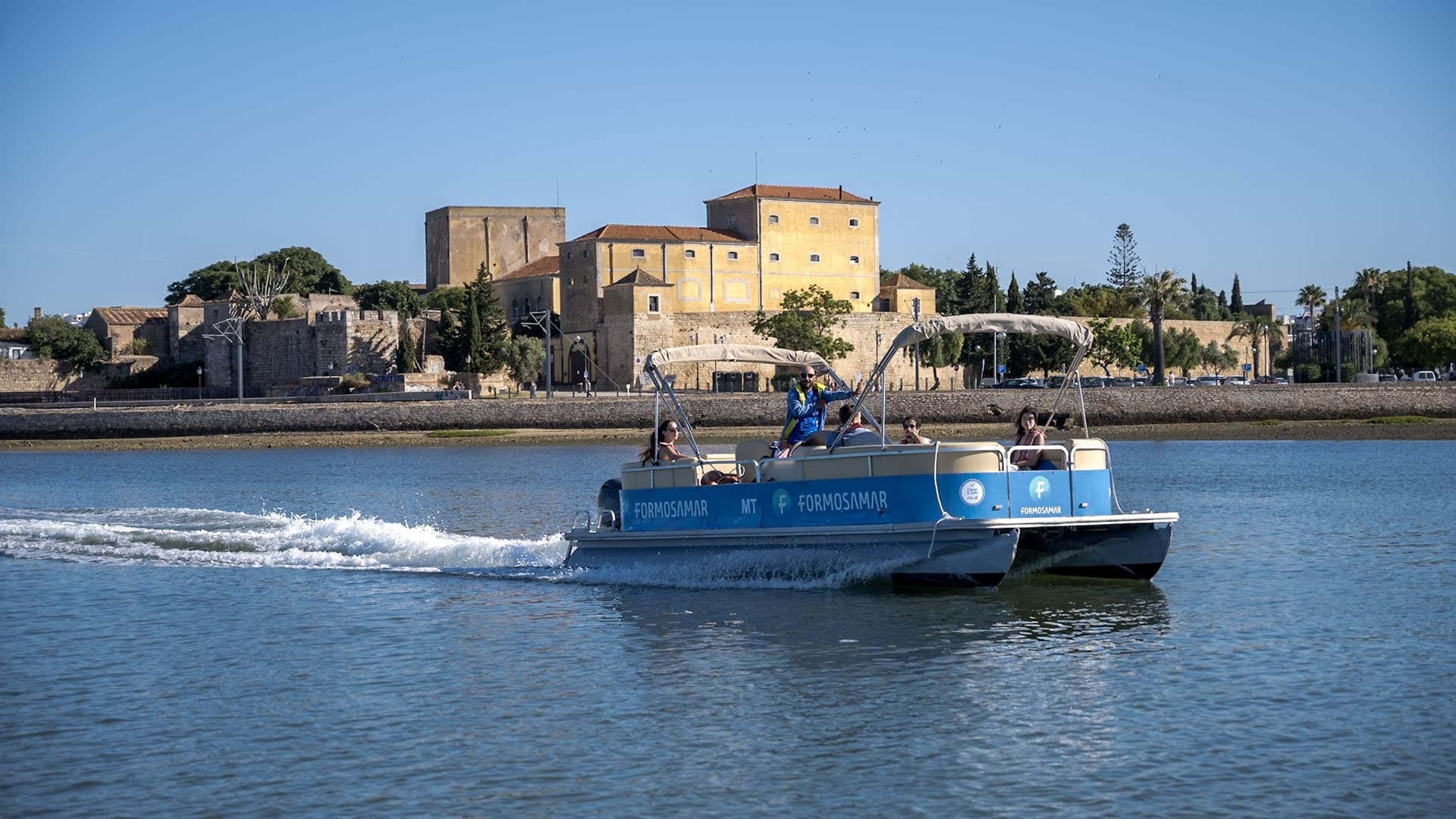 Hour-Long Ria Formosa Boat Tour from Faro — Marshes, Wading Birds & Old Town Walls