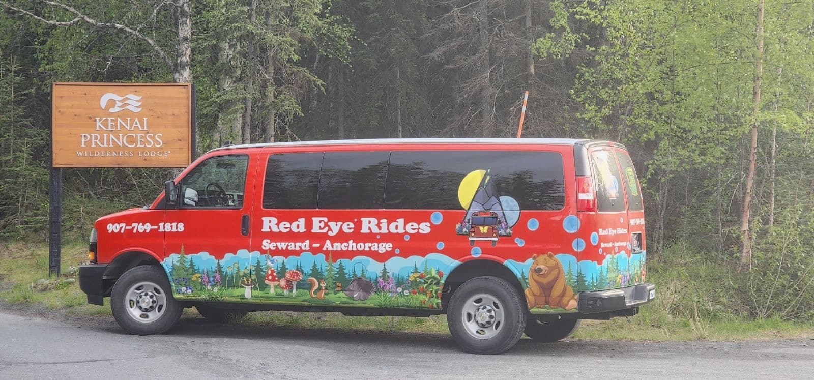 Outdoor Comfort & Scenic Rides with Red Eye Rides in Anchorage