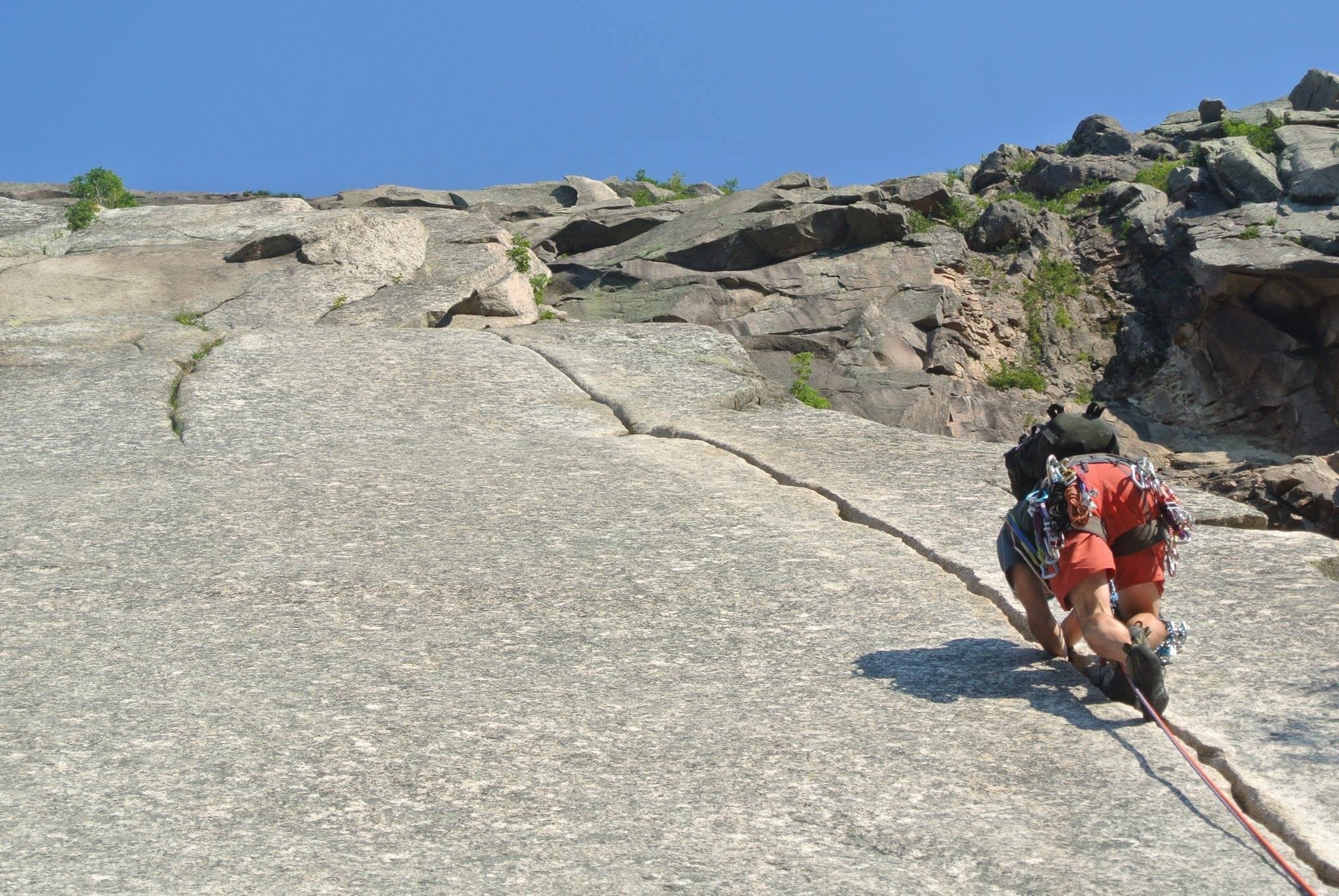 Learn to Trad Lead in Conway, New Hampshire