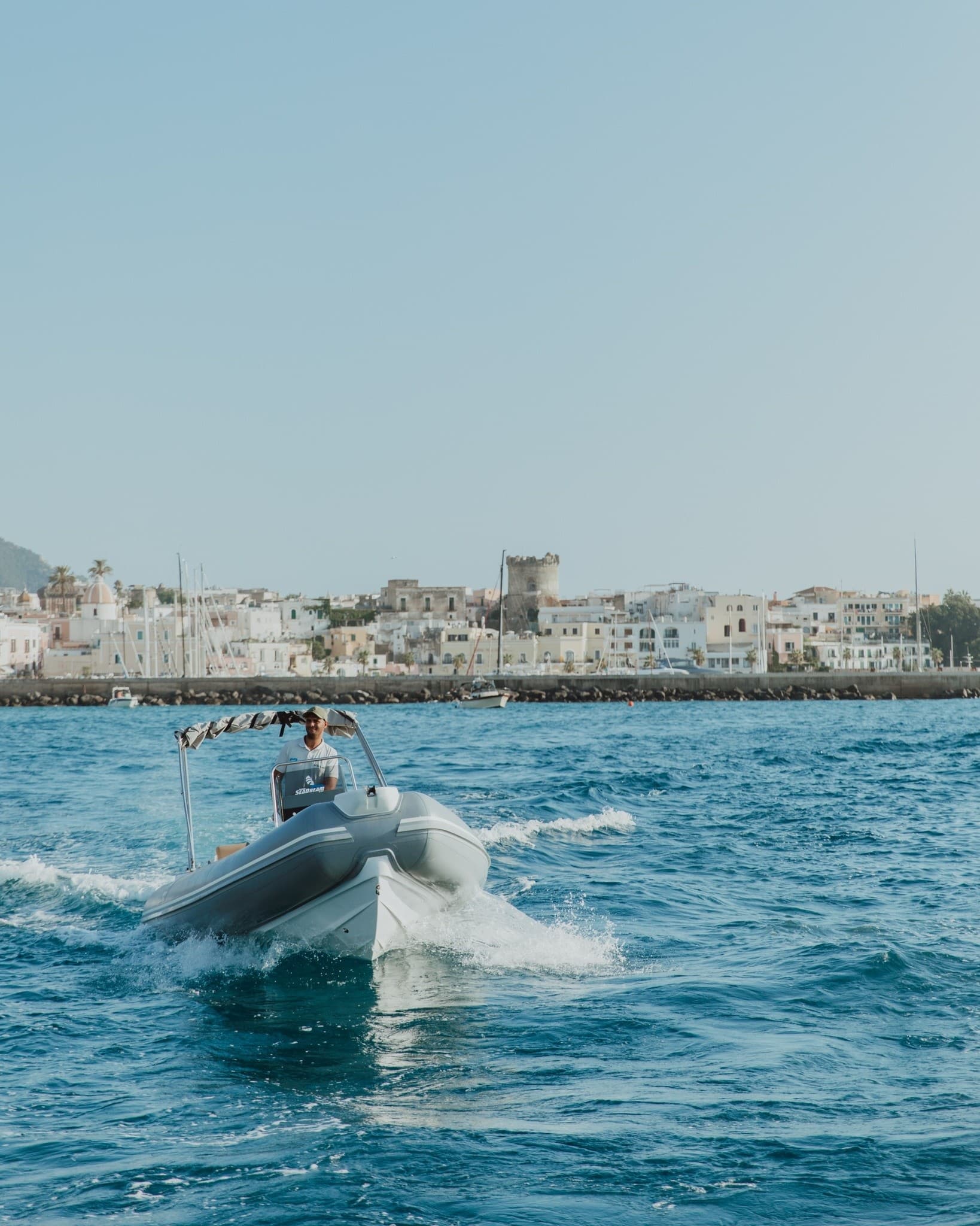 43-Knot RIB Charter Off Forio: OPMarine 750 Day Trips Around Ischia photo 1