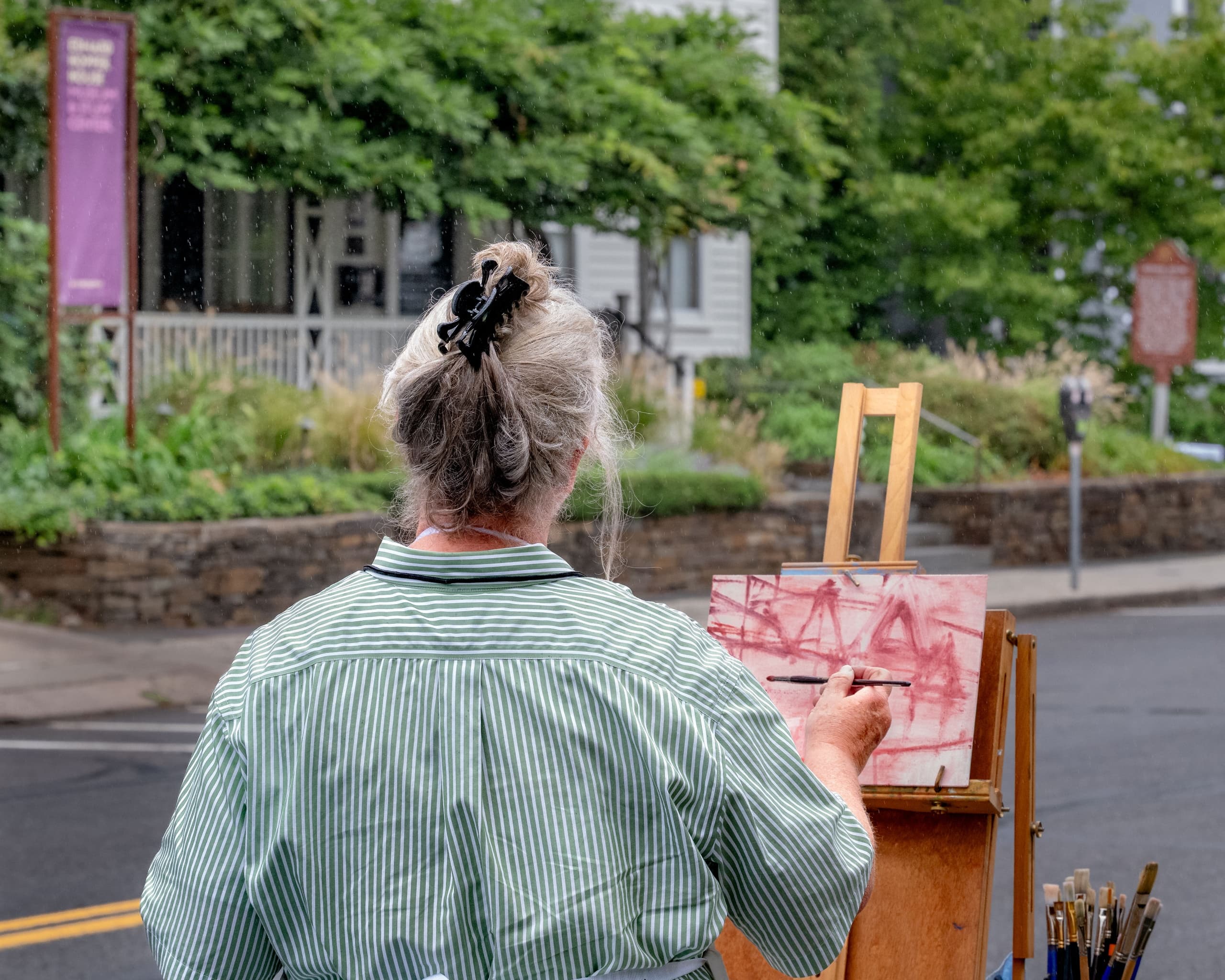 Join Hopper's Nyack Flash Sketch Mob: Plein-Air Drawing on Broadway