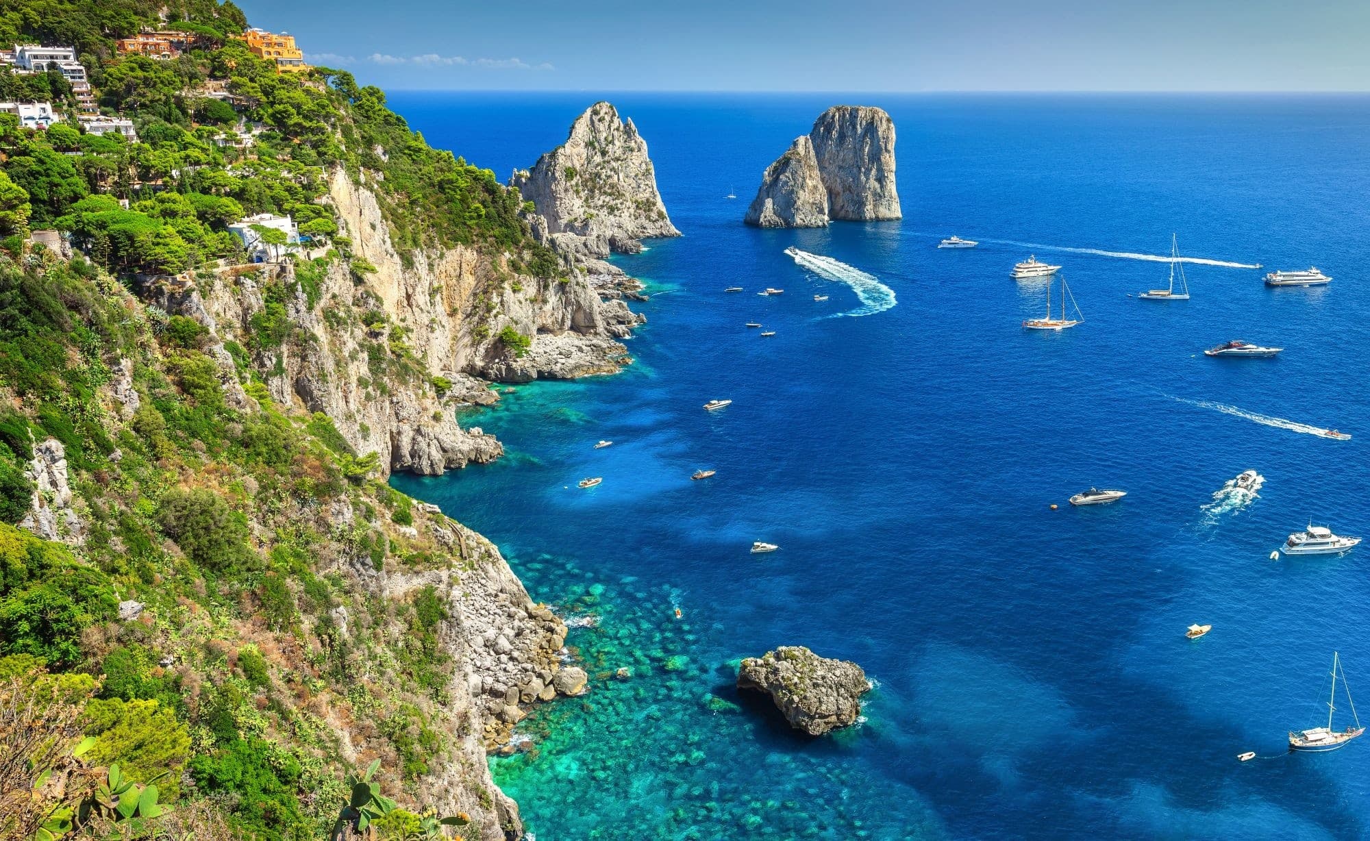 Sail Capri: Full-Day Charter from Ischia to Grottos and Faraglioni