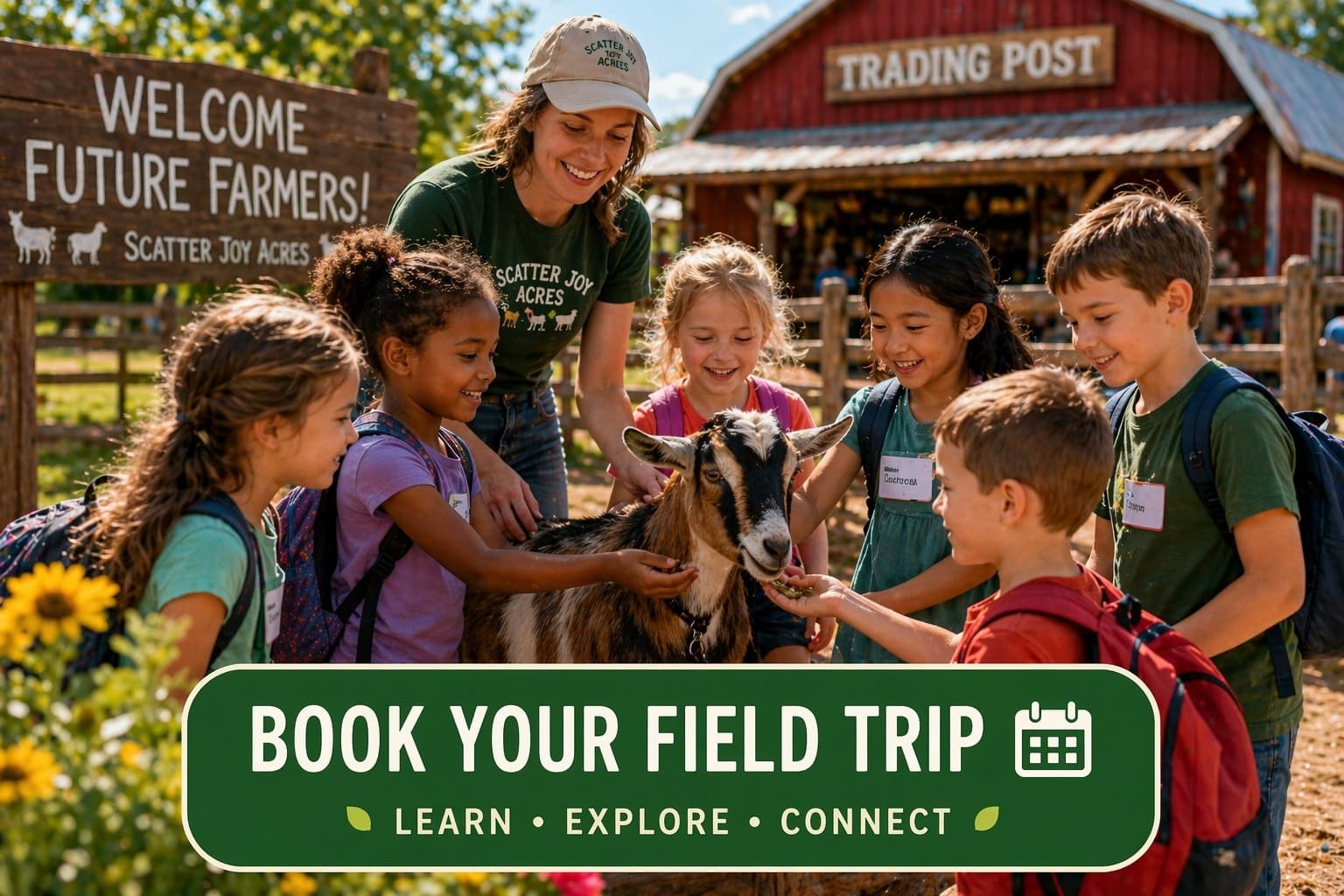 Scatter Joy Acres Field Trips: Hands-On Farm Education Near Murray, Nebraska