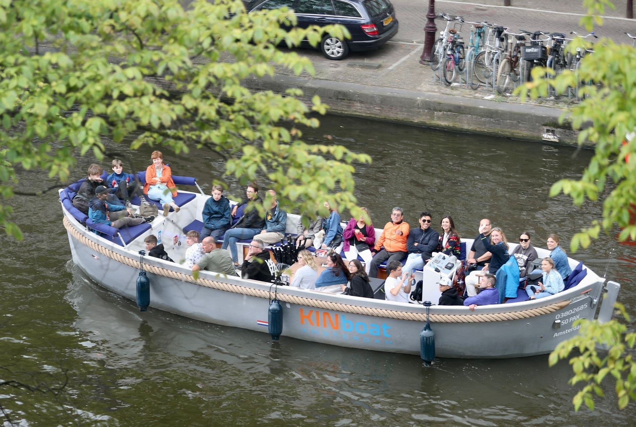 Amsterdam Canal Morning Cruise with KINboat