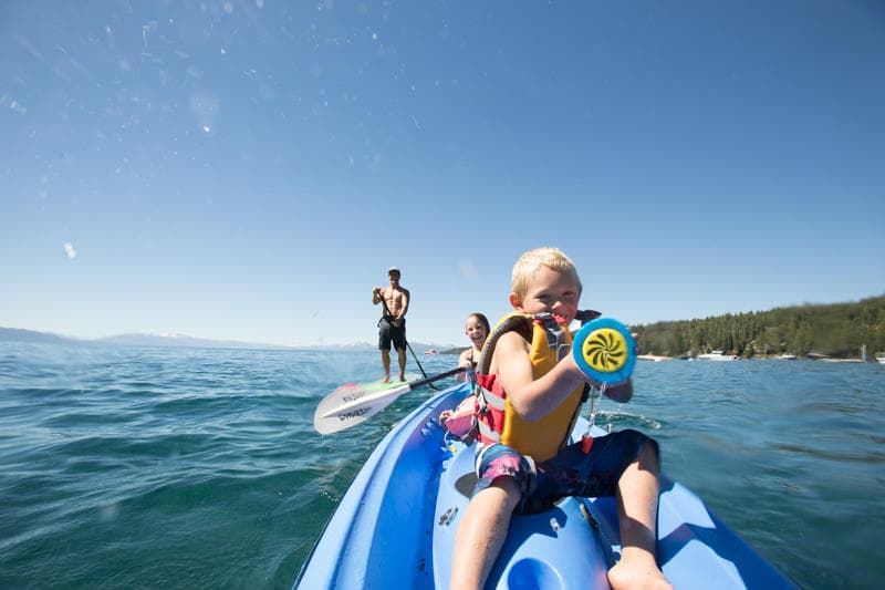 3 Days SUP & Kayak Rental at Carnelian Bay, CA