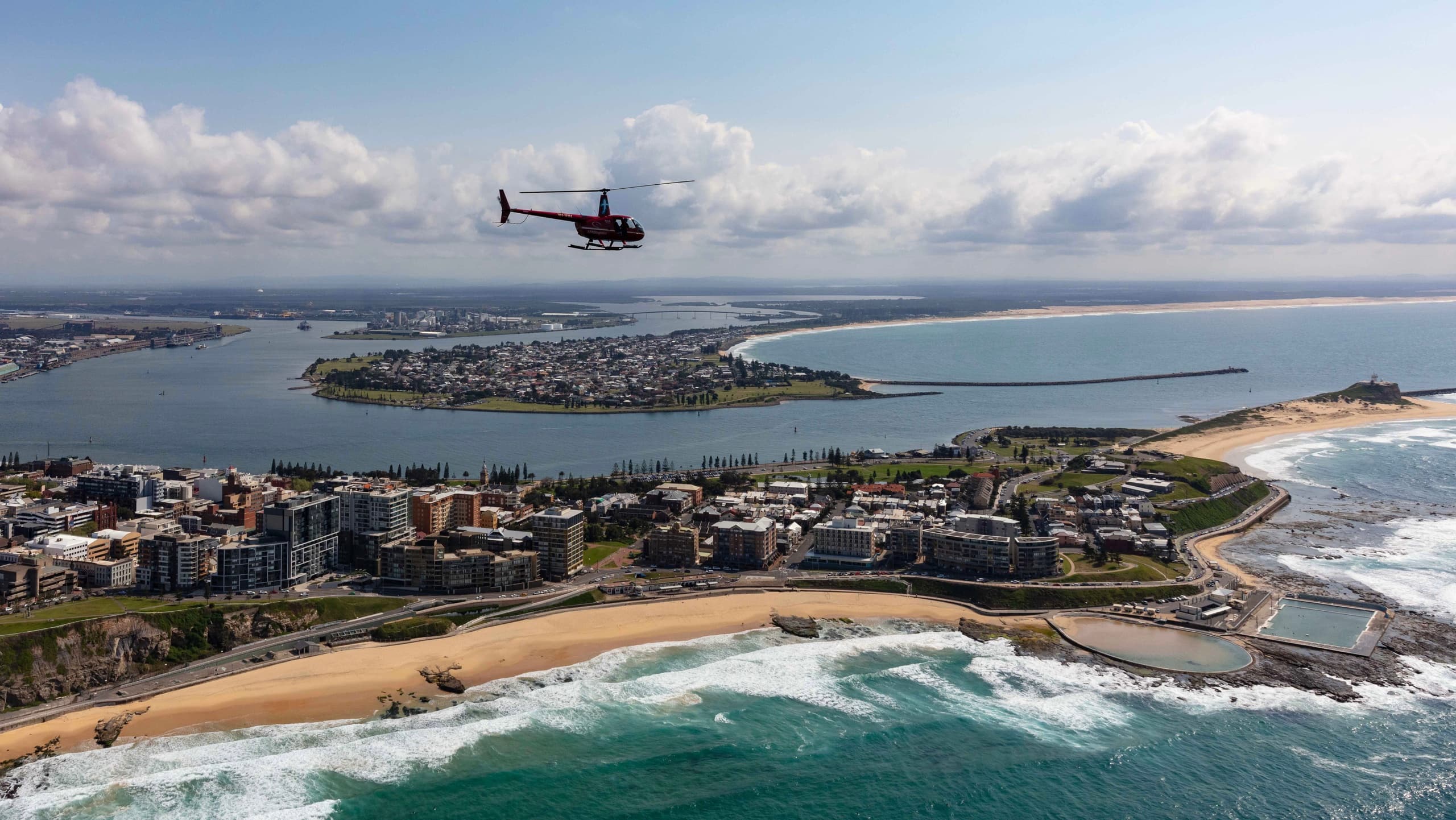 Bird's Eye Views: Helicopter Tours by Aero Logistics Newcastle