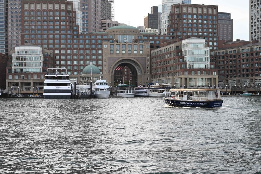 Boston Water Taxi Service by Rowes Wharf Water Transport