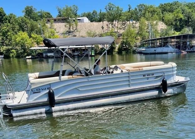 Power Tritoon Adventures on Missouri Lakes with Adventure Boat Rentals