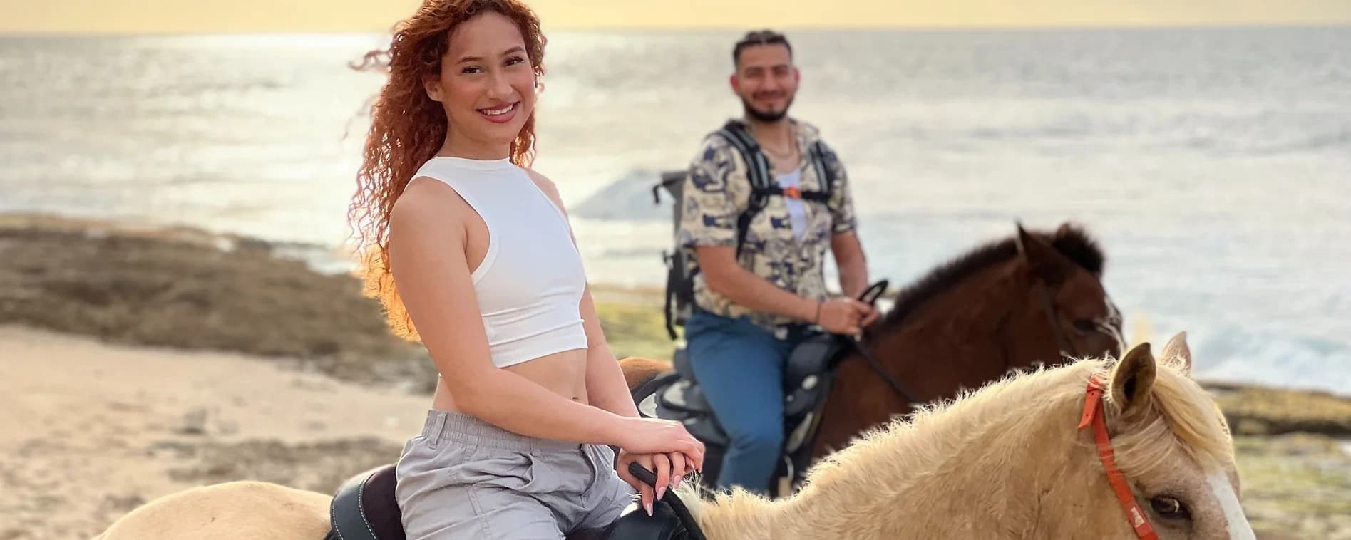 Sunset Horseback Ride at Punta Borinquén Beach, Puerto Rico