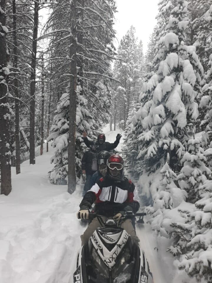 Winter Motorized Land Adventure at Monarch Snowmobile Tours