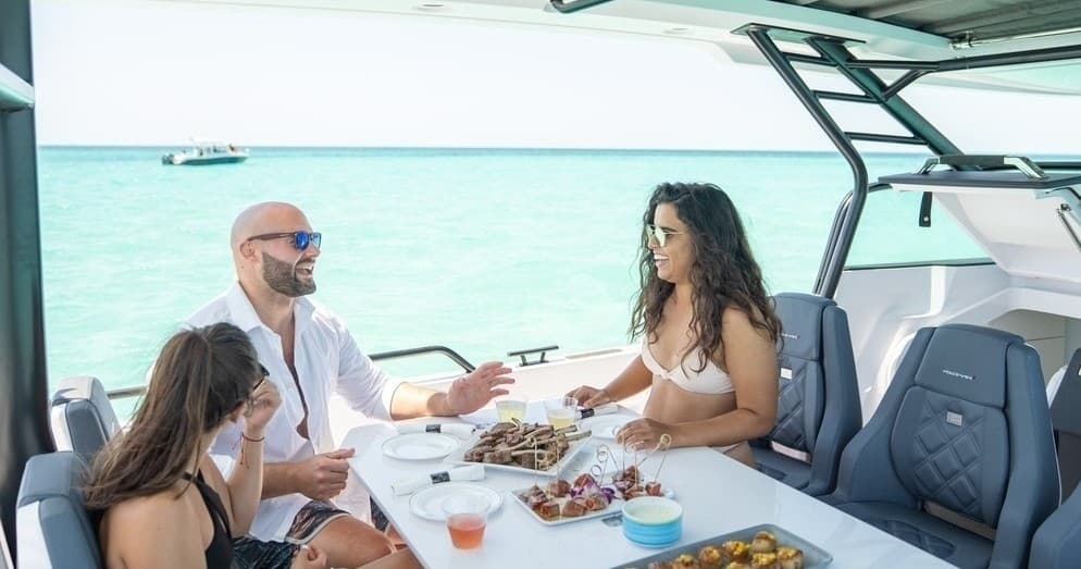 Axopar 37' Private Charter in Grace Bay — Half-Day Snorkel & Speed Cruise photo 1