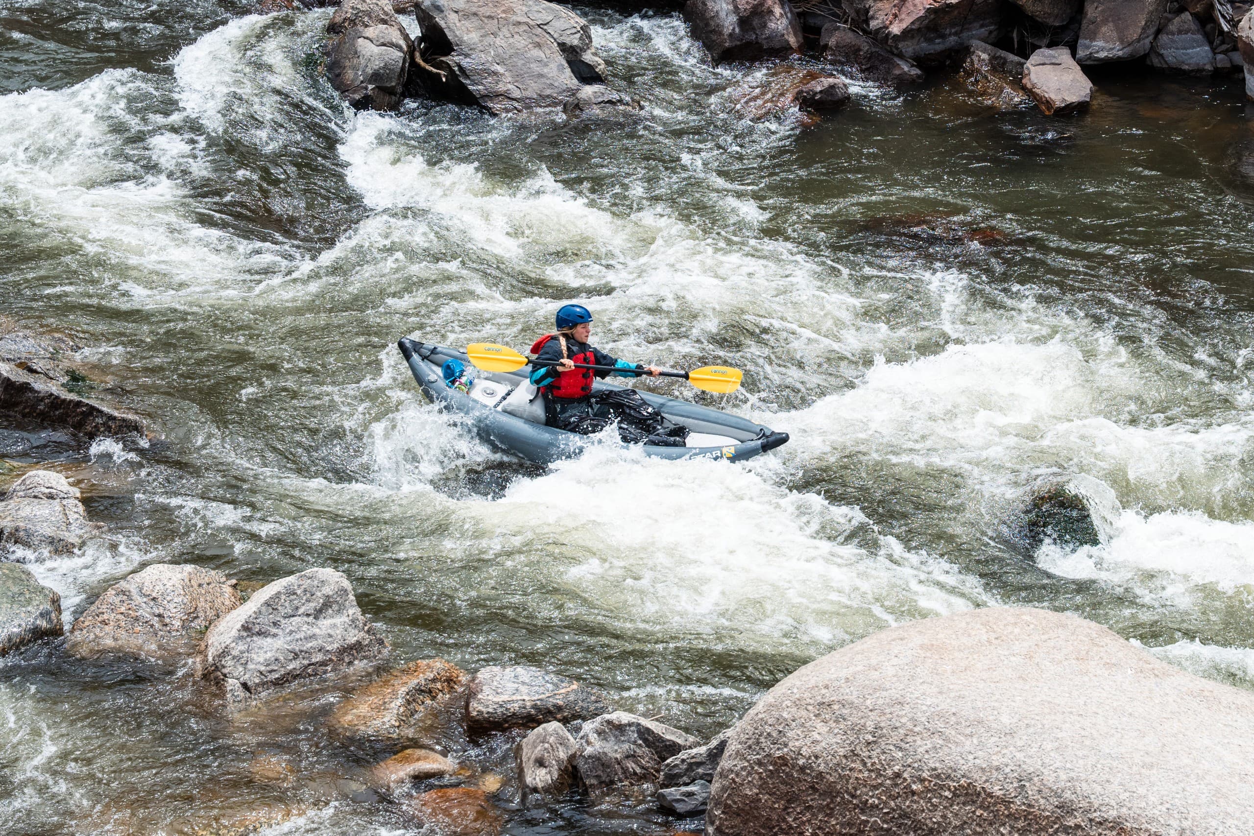 Inflatable Kayak Lower Browns Canyon: Class III Rapids & Mountain Views Near Buena Vista photo 3