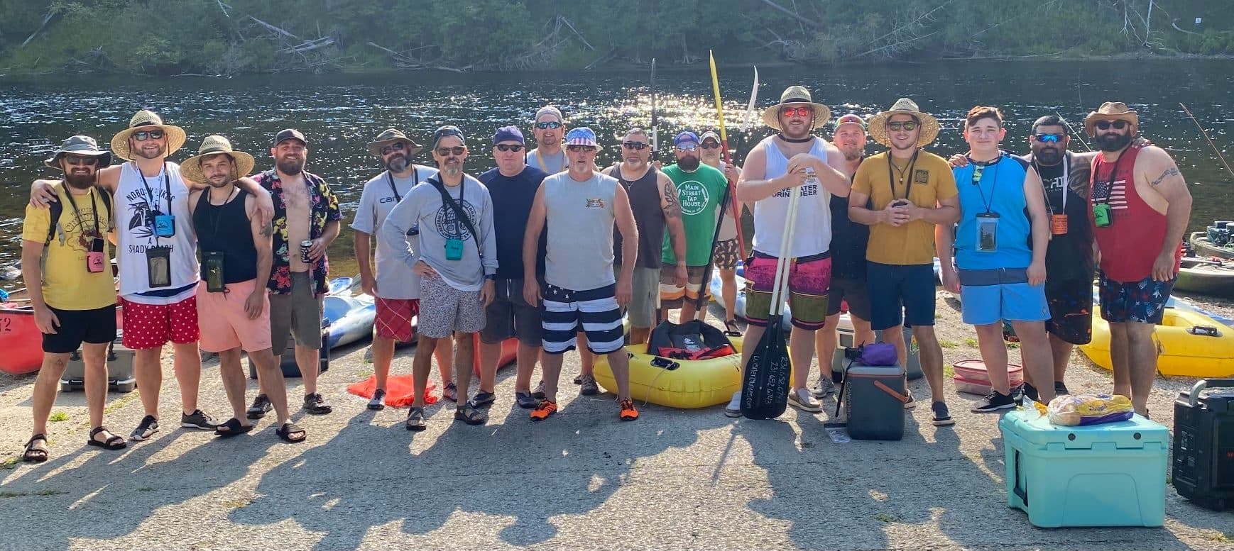 Wisner Rents Canoes team