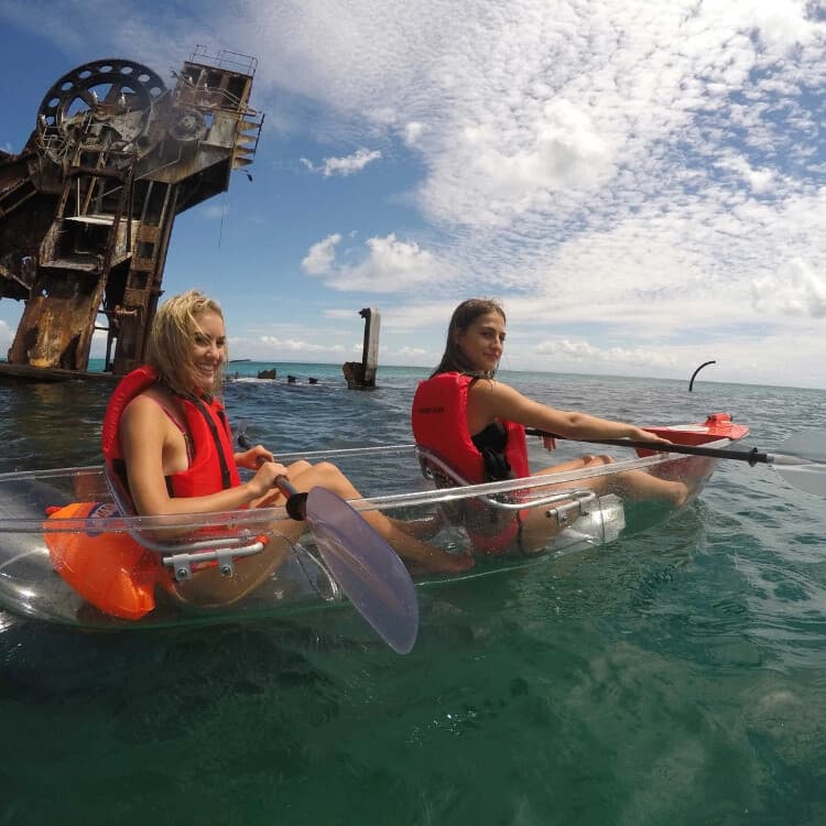 Moreton Island One-Day Adventure: Wreck Snorkel, Clear-Kayak & Sandboarding