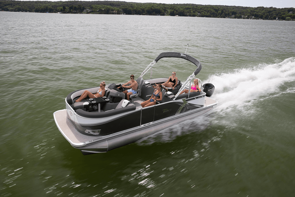 Pontoon Boating with Bigfork Outdoor Rentals in Montana