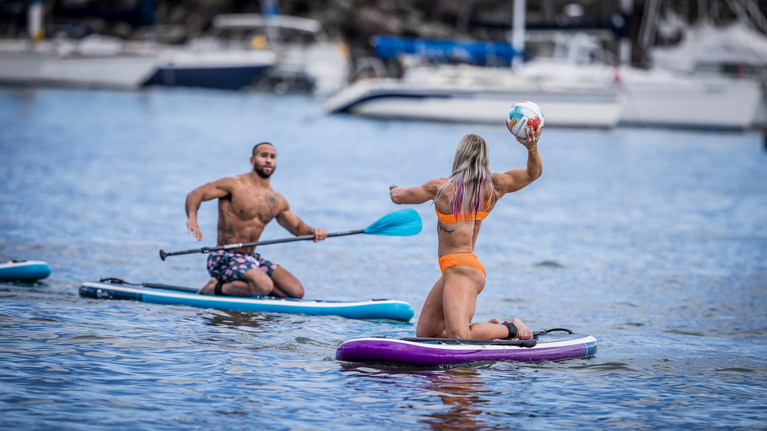 SUP Ball on Lake Illawarra: Play Standup Paddle Netball in Shellharbour photo 3