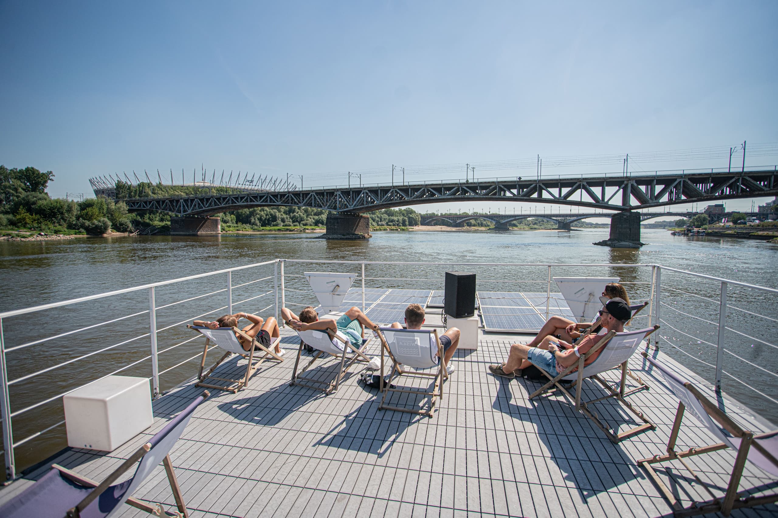 Water Activities: Warsaw Barge Cruise by Warsaw Boats