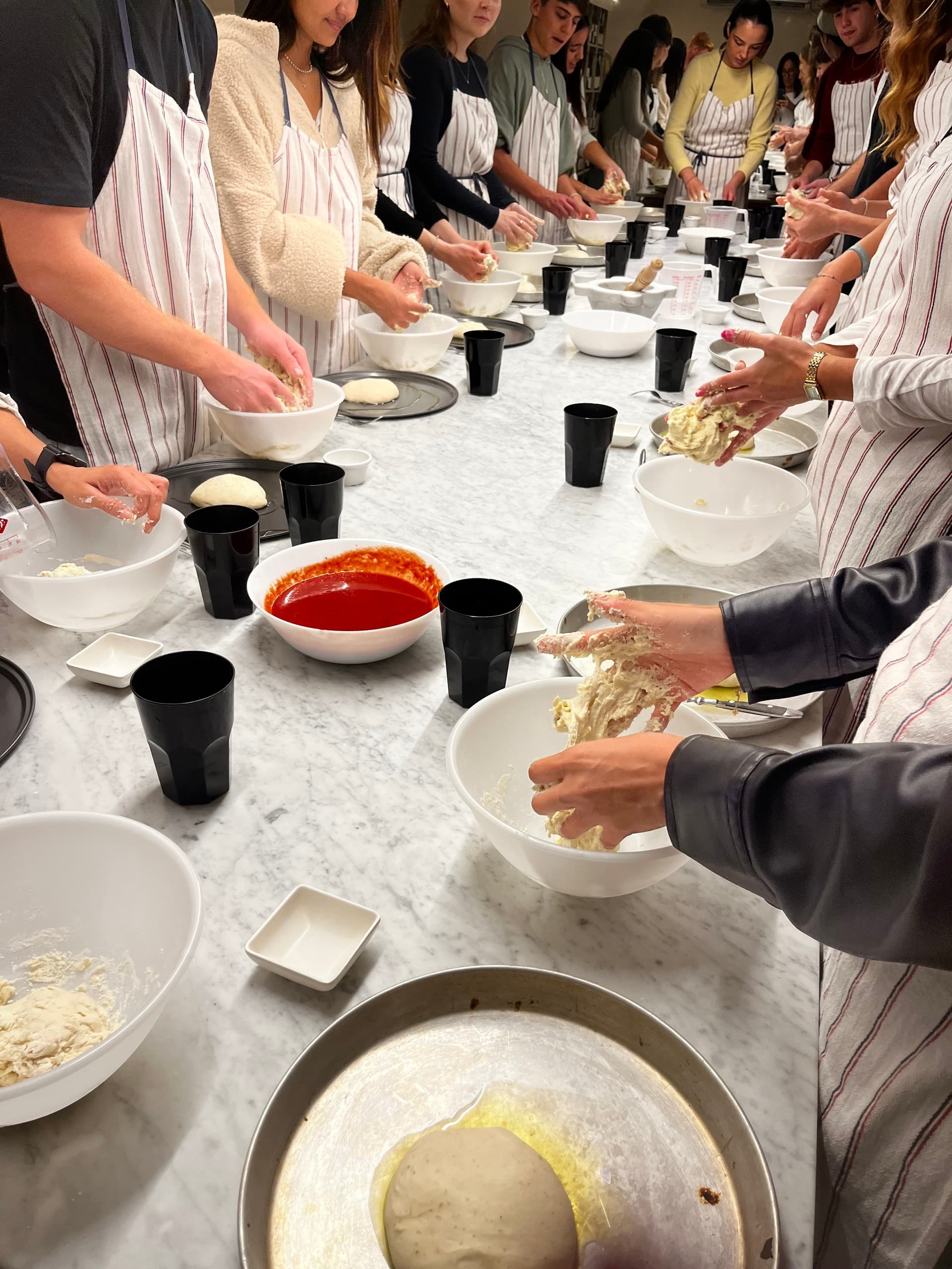 Hands-On Pizza and Tiramisu Cooking Class on Via dei Banchi Vecchi, Rome photo 3