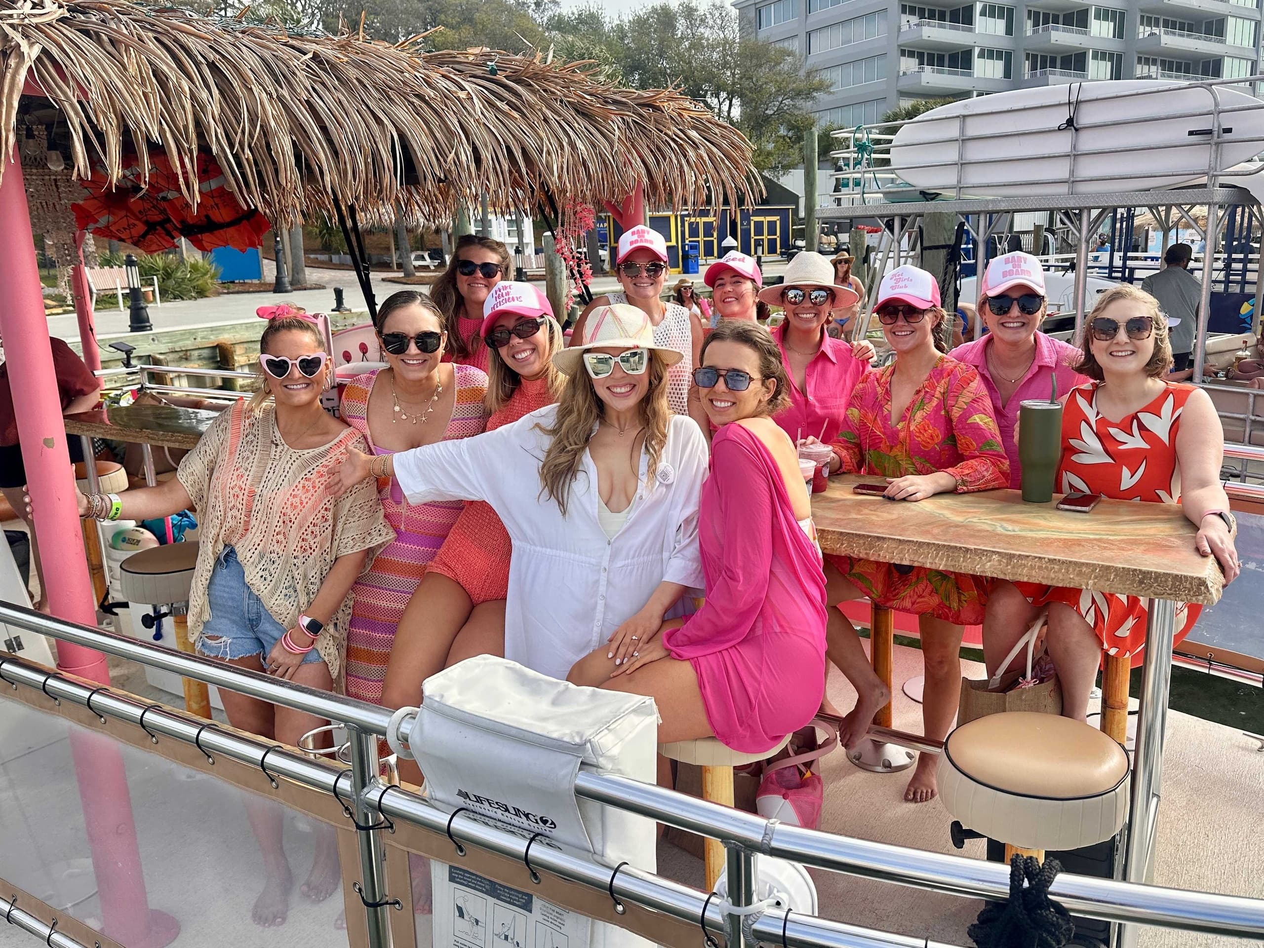 Unforgettable Tiki Boat Bachelorette Trip with Destin Private Yachts in Crystal River