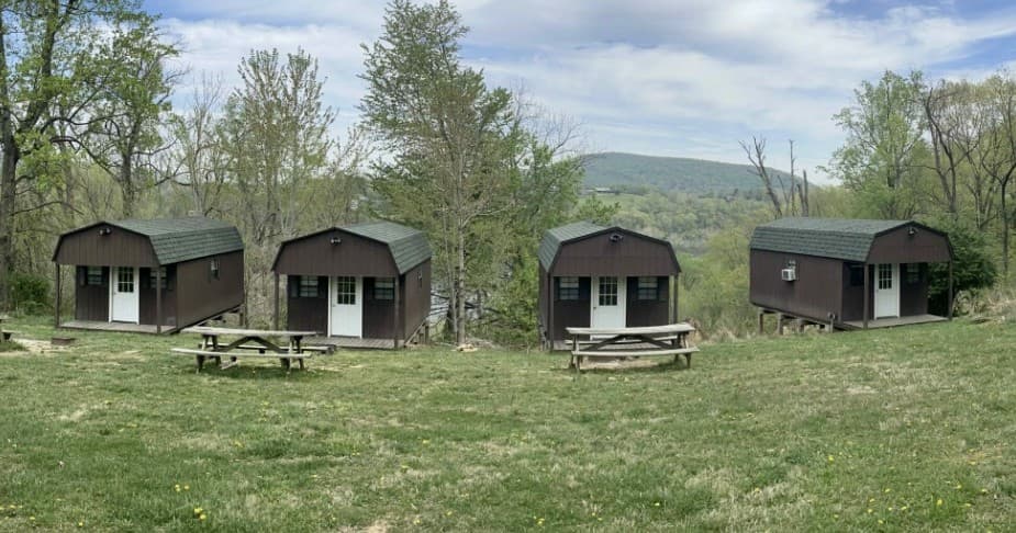 Large Cabin at Harpers Ferry Adventure Center: Affordable Basecamp in Purcellville, VA