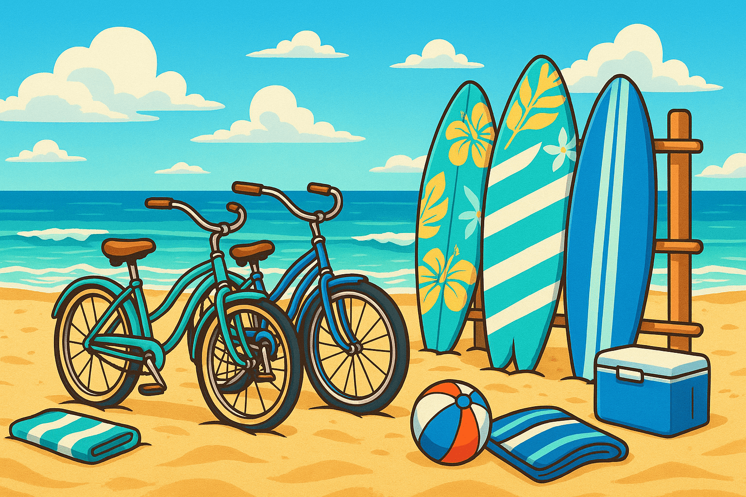Beach Life Rentals: Bikes & Boards for Jacksonville Beach Fun